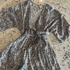 Ladies snake print size XS romper